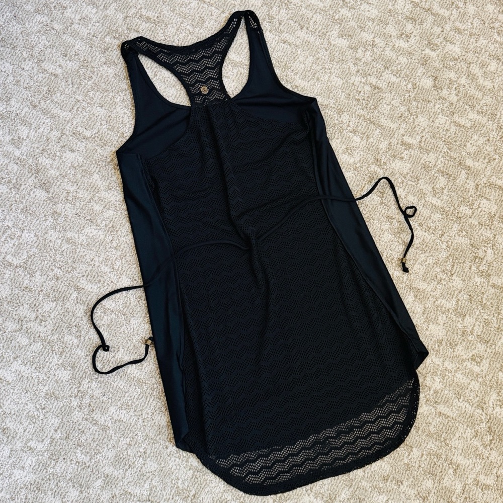 Prana Women's Black Eisley Sleeveless Cover-Up Tunic Swimwear—S - Picture 8 of 11